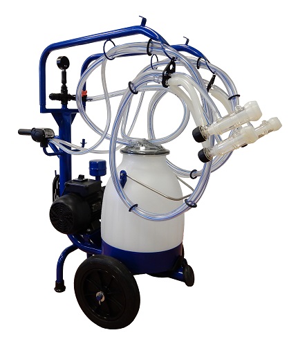 Milking Machine  Milking Systems - Milking Equipment - 6039010 - PMMKit EPV170 5L 220V50Hz 2Arms 2Sheep Classic - Pipeline & Portable Machines - Portable milking machines