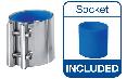 Milking Machine - Milking Systems - Milking Equipment - 9010088 -Coupling Blue D32 - Milk line - Couplings